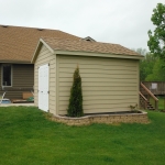 LP lap siding and shingle to match existing house